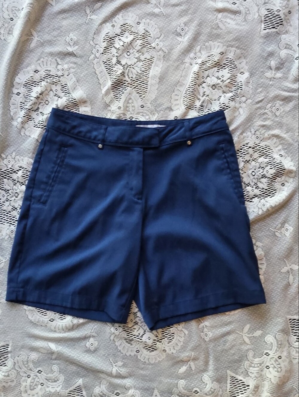 Lady Hagen Navy Tailored Golf Shorts